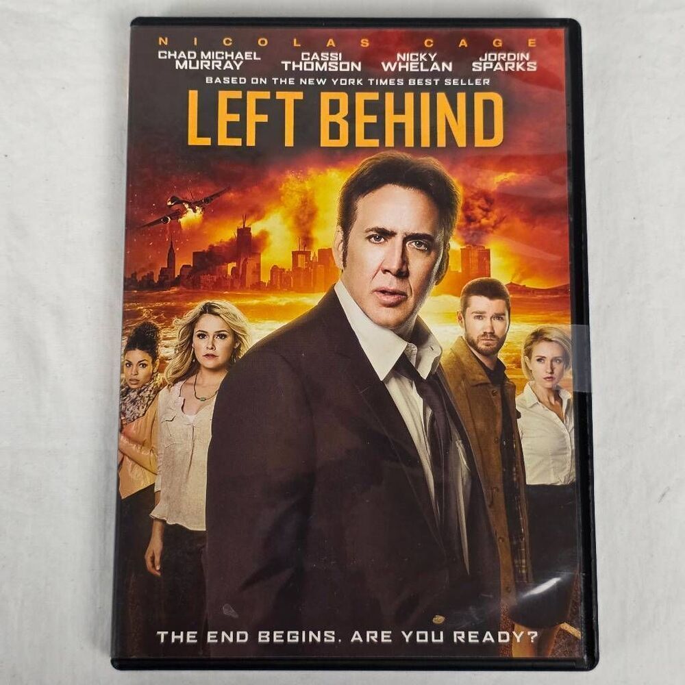 Left Behind DVD Nicolas Cage Action Thriller